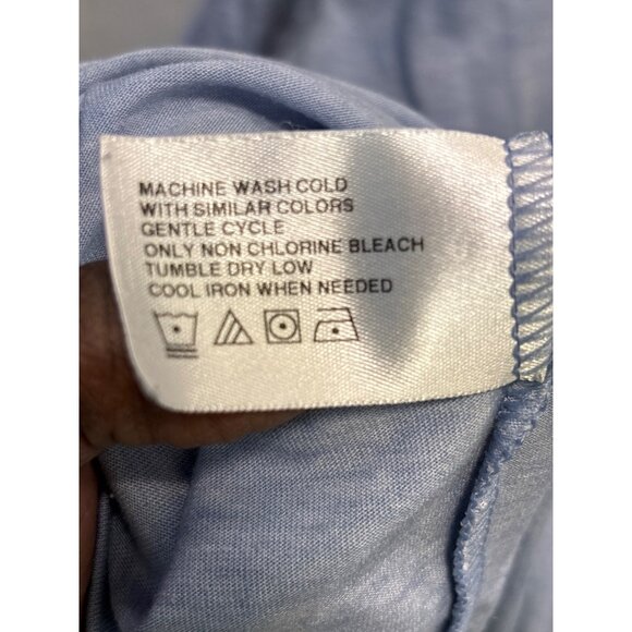 Orvis Lightweight Blue Half-Zip Pullover Shirt L - Picture 12 of 14